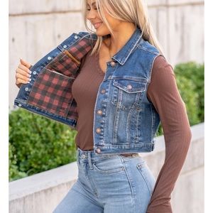 Judy Blue Crop Denim Vest